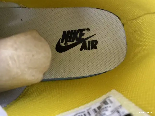Jordan Dark Air Yellow-Cone NRG Off-White 1 AQ0818-149 Powder x White 0426